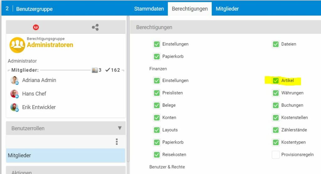 Mehrwertsteueranpassung Screenshot 1